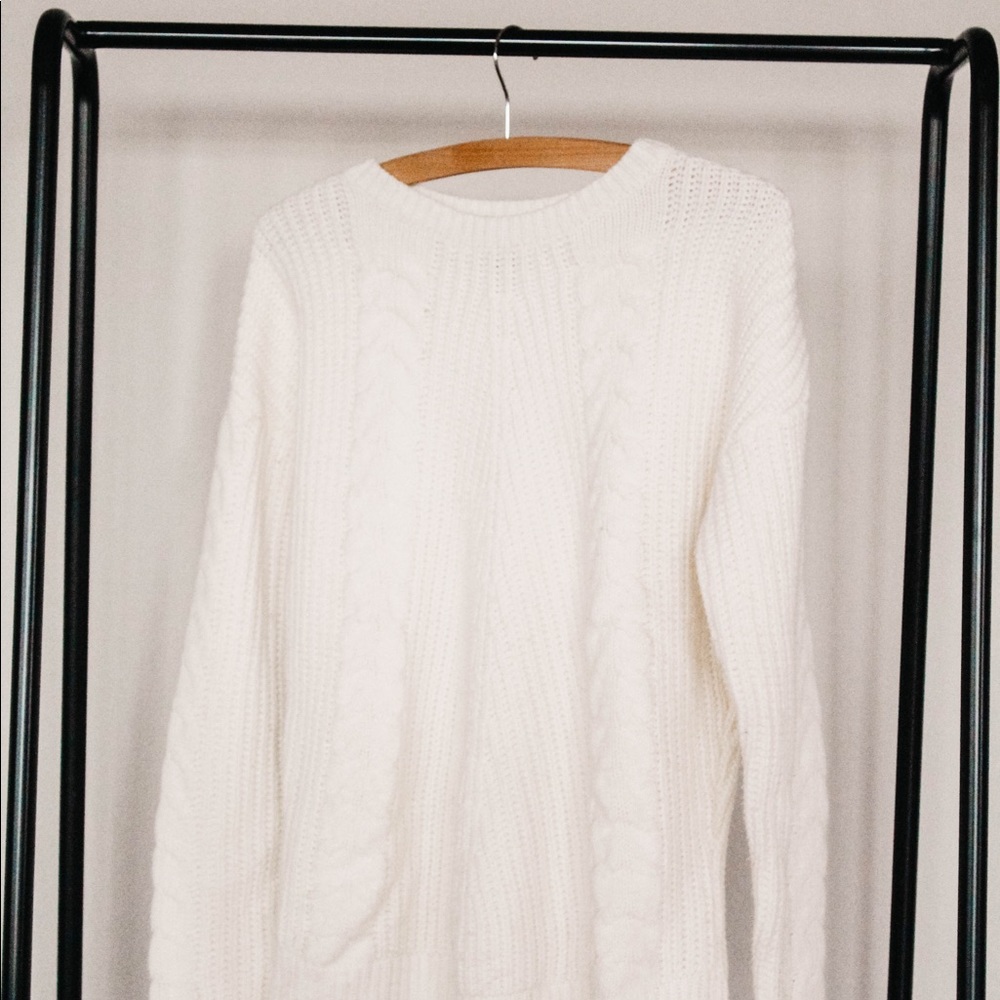 Cream Knit Sweater